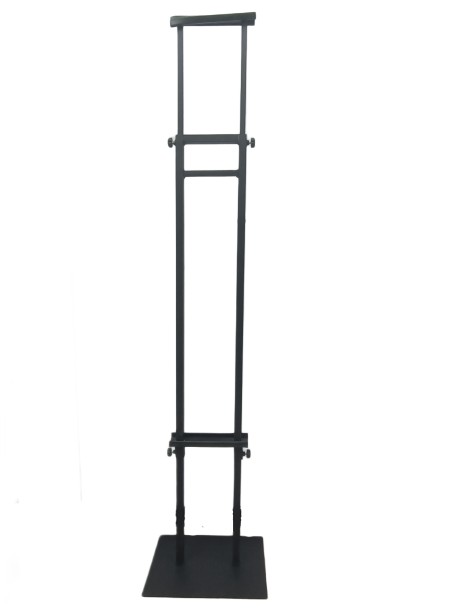  Black Double-Sided KT Board Stand, Floor-Standing Poster Rack