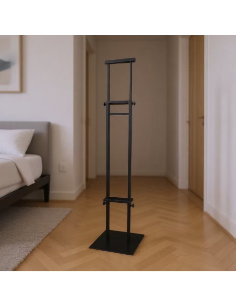 Black Double-Sided KT Board Stand, Floor-Standing Poster Rack